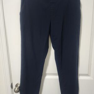 Uniqlo Women's Dark Blue Cropped Pants